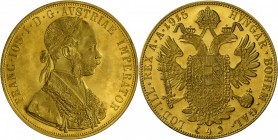Österreich: Franz Josef I. 1848-1916, 4 Dukaten 1915, vz.