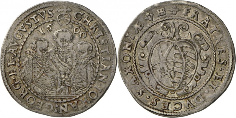 Sachsen-Albertinische Linie, Christian II. und seine Brüder unter (1591-1601): 1...