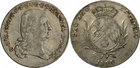 Bayern: Maximilian I. Joseph (1806-1825): Kronentaler 1800 ohne CD am Halsabschnitt, justiert, sehr schön.