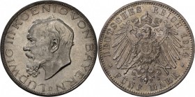 Bayern: Ludwig III., 1913-1918: 5 Mark 1914, vz-st.