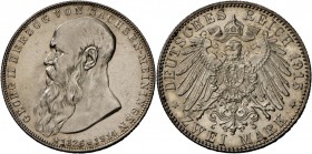 Sachsen-Meiningen: Georg II., 1866-1914: 2 Mark 1915 (D), nur 30.000 Ex., st-.