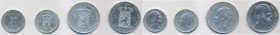 Niederlande: Lot 5 Münzen, Wilhelm III., 1849-1890: 2 ½ Gulden 1869 dazu Gulden 1860 / Wilhelmina I. 1890-1948: 2 ½ Gulden 1932 , Gulden 1907, Gulden ...