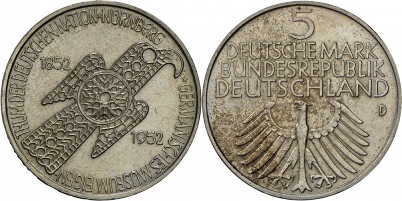 Bundesrepublik Deutschland 1948-2001: Sammlung 5-DM Gedenkmünzen inkl. der erste...
