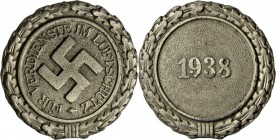 Drittes Reich: Lot 5 Stück, Orden 1938 für Verdienste im Luftschutz (entfernte Öse) / Alumedaille o. J. Kampfspende Halbbaustein, Gau Nieder-Österreic...