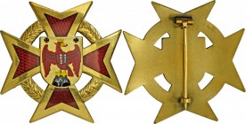 Österreich, Großes Ehrenzeichen des Landes Burgenland, Anfertigung der Firma Rudolf Souval, Wien, wohl 1960er Jahre oder später, dazu Miniatur an Nade...