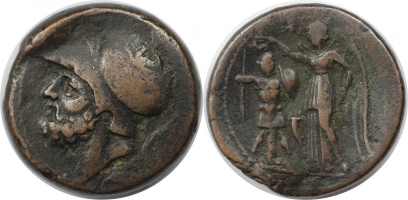 Griechische Münzen, BRUTTIUM. BRETTII. AE Doppelstück (Didrachme) (17,19g) ca. 2...