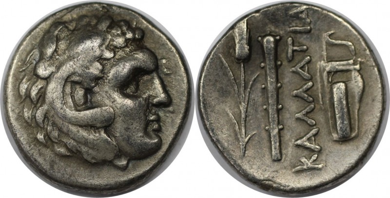 Griechische Münzen, SCYTHIA. KALLATIS. Drachme (5,90g). 3. Jh. v. Chr. Vs.: Hera...