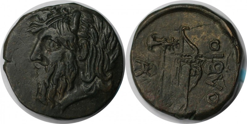 Griechische Münzen, BOSPORUS. SCYTHIA: Olbia. Bronze (10.73 g. 25 mm) ca. 330 - ...