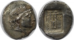 Griechische Münzen, LYCIA. LYKISCHE LIGA. PHASELIS. Drachme 100 - 88 v. Chr, Silber. 1.78 g. Vorzüglich