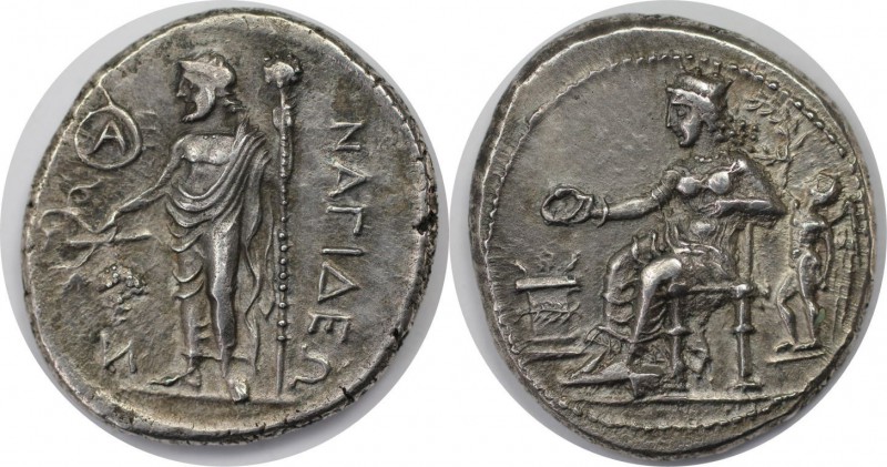 Griechische Münzen, CILICIA. NAGIDOS. AR-Stater 370 / 365 v. Chr, Aphrodite sitz...