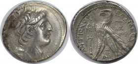 Griechische Münzen, SELEUCIA. SELEUKIDISCHES KÖNIGREICH, Antiochos VII. Euergetes, 138 - 129 v. Chr: Tetradrachme, Silber. 13.90 g. Vorzüglich
