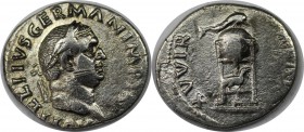 Römische Münzen, MÜNZEN DER RÖMISCHEN KAISERZEIT. Vitellius, 69 n. Chr. Denar (2,70g). April - Dezember. Mzst. Rom. Vs.: A VITELLIVS GERMAN IMP TR P, ...
