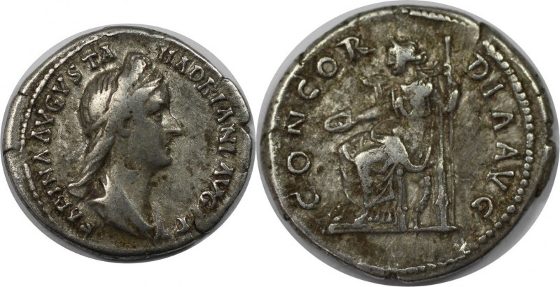 Römische Münzen, MÜNZEN DER RÖMISCHEN KAISERZEIT. Sabina, 119(?) - 136/137 n. Ch...