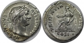 Römische Münzen, MÜNZEN DER RÖMISCHEN KAISERZEIT. Hadrianus, 117 - 138 n. Chr. Denarius (3,37g), Roma, 134 - 138 n. Chr. Av.: HADRIANVS AVGVSTVS P P, ...