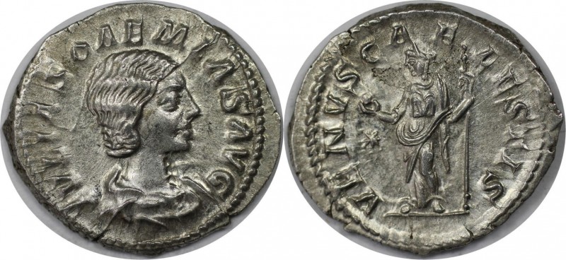 Römische Münzen, MÜNZEN DER RÖMISCHEN KAISERZEIT. Iulia Soaemias, 218 - 222 n. C...