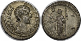 Römische Münzen, MÜNZEN DER RÖMISCHEN KAISERZEIT. Julia Mamaea, 222 - 235 n. Chr, AR-Denar (2.87 g) Sehr schön