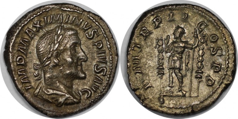 Römische Münzen, MÜNZEN DER RÖMISCHEN KAISERZEIT. Maximinus I., 235 - 238 n. Chr...