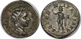 Römische Münzen, MÜNZEN DER RÖMISCHEN KAISERZEIT. Gordianus III., 238 - 244 n. Chr, AR-Antoninianus (3.82 g) Sehr schön