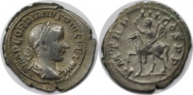 Römische Münzen, MÜNZEN DER RÖMISCHEN KAISERZEIT. Gordianus III., 238 - 244 n. Chr, AR-Denar (3.91 g) Sehr schön