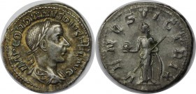 Römische Münzen, MÜNZEN DER RÖMISCHEN KAISERZEIT. Gordianus III., 238 - 244 n. Chr, AR-Denar (3.38 g) Sehr schön