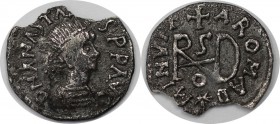 Byzantinische Münzen. VÖLKERWANDERUNG OSTGOTEN Theoderich, 493 - 526 n. Chr. Viertelsiliqua (0,71g). 493 - 518 n. Chr., im Namen des Anastasius. Mzst....
