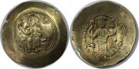 Byzantinische Münzen. Nikephoros III. Botaniates, 1078 - 1081 n. Chr. Histamenon (4,38g). Mzst. Konstantinopel. Vs.: IC - XC, thronender Christus mit ...