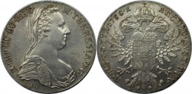RDR – Habsburg – Österreich, RÖMISCH-DEUTSCHES REICH. Maria Theresia. Taler 1780 SF, Silber. Stempelglanz