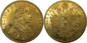 RDR – Habsburg – Österreich, KAISERREICH ÖSTERREICH. Franz Joseph I. (1848-1916). 4 Dukaten 1905, Wien, Gold. Fr: 487, Herinek: 60, Jaeger 345. Schön-...