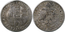 Altdeutsche Münzen und Medaillen, HAMBURG. STADT. Reichstaler (32 Schilling) 1572, mit Titel Maximilians II. Münzmeister Andreas Metzner. Silber. 29,0...