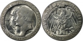 Deutsche Münzen und Medaillen ab 1871, REICHSSILBERMÜNZEN, Preußen, Wilhelm II. (1888-1918). 3 Mark 1910, Universität Berlin Jahrhundertfeier. Silber....