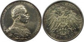 Deutsche Münzen und Medaillen ab 1871, REICHSSILBERMÜNZEN, Preußen, Wilhelm II. (1888-1918). 2 Mark 1913 A, 25 jähriges Regierungsjubiläum. Silber. Ja...