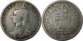 Europäische Münzen und Medaillen, Großbritannien / Vereinigtes Königreich / UK / United Kingdom. Victoria (1837-1901). 1/2 Crown 1887, Silber. KM 764....
