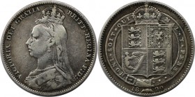 Europäische Münzen und Medaillen, Großbritannien / Vereinigtes Königreich / UK / United Kingdom. Victoria (1837-1910). Scilling 1890, Silber. KM 774. ...