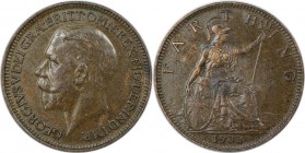 Europäische Münzen und Medaillen, Großbritannien / Vereinigtes Königreich / UK / United Kingdom. George V. (1910-1936). Farthing 1933, Bronze. KM 825....