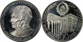 Europäische Münzen und Medaillen, Jugoslawien. VIII. Mittelmeerspiele. 400 Dinara 1978, Silber. 0.4 OZ. KM 71. Polierte Platte