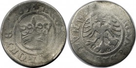 Europäische Münzen und Medaillen, Polen / Poland. Krakau. Sigismund I. 1/2 Groschen 1507, Silber. Sehr schön