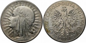 Europäische Münzen und Medaillen, Polen / Poland. Königin Jadwiga. 10 Zlotych 1932, Warschau, Silber. 0.53 OZ. KM Y#22. Sehr schön-vorzüglich, Kl.Krat...