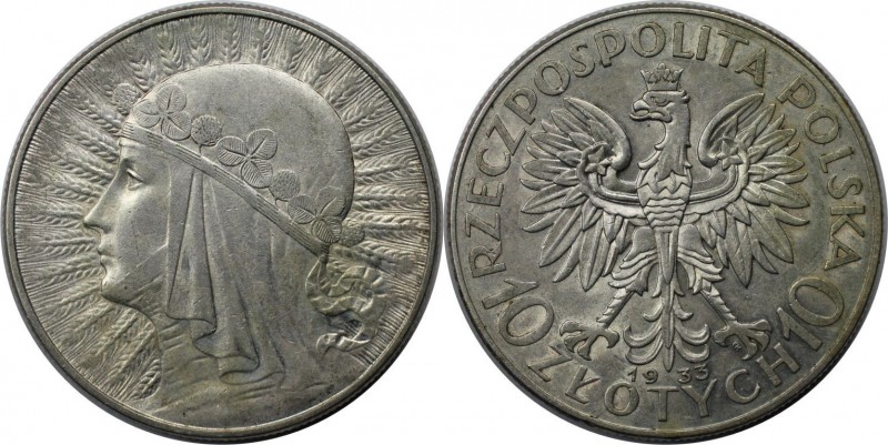 Europäische Münzen und Medaillen, Polen / Poland. Königin Jadwiga. 10 Zlotych 19...
