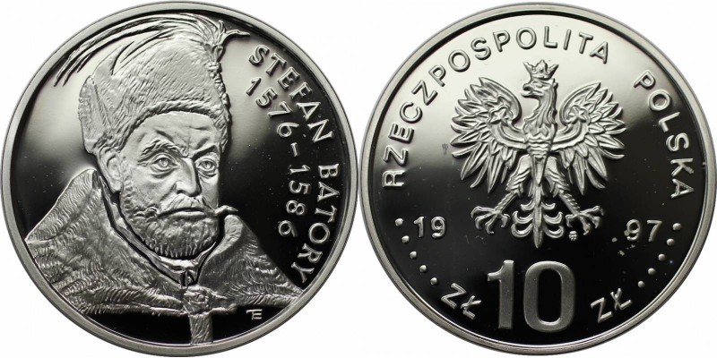 Europäische Münzen und Medaillen, Polen / Poland. Stefan Batory. 10 Zlotych 1997...