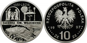 Europäische Münzen und Medaillen, Polen / Poland. Taufe und Begräbnisszenen.10 Zlotych 1997, Silber. 0.42 OZ. KM Y#321. Polierte Platte