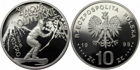 Europäische Münzen und Medaillen, Polen / Poland. 10 Zlotych 1998, Silber. KM Y#341. Polierte Platte