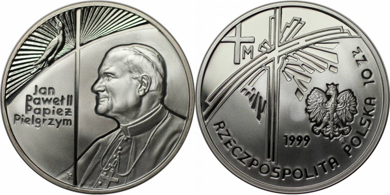 Europäische Münzen und Medaillen, Polen / Poland. Papst Johannes Paul II. 10 Zlo...