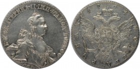 Russische Münzen und Medaillen, Katharina II. (1762-1796). Rubel 1764 SPB SA, Silber. Fast Stempelglanz