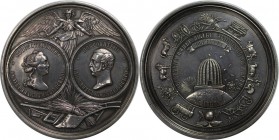 Russische Münzen und Medaillen, Alexander II. (1854-1881). Medaille 1860, Silber. 221.46 g. 79 mm. Vorzüglich-stempelglanz