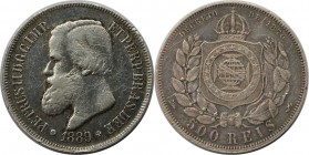 Weltmünzen und Medaillen, Brasilien / Brazil. 500 Reis 1889, Silber. 0.19 OZ. KM 480. Vorzüglich