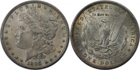 Weltmünzen und Medaillen, Vereinigte Staaten / USA / United States. Morgan Dollar 1896, Silber. Vorzüglich-stempelglanz