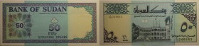 Banknoten, Sudan. 50 Dinars 1992. P.54. I