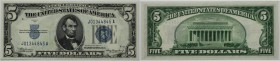 Banknoten, USA / Vereinigte Staaten von Amerika, Silver Certificates. 5 Dollars 1934 A. Fr.1651. I