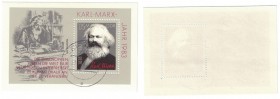 Briefmarken / Postmarken, Deutschland / Germany. DDR. 100. Todestag von Karl Marx. Block 71 1983. ⊛