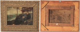 Kunst und Antiquitäten / Art and antiques. Ölgemälde "Himmelfahrt Francisco de Xavier" - der erste katholische Mönch in Japan. 17 Jahrhundert. Maße Ge...